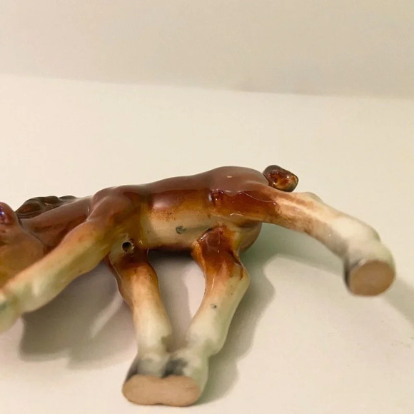 Vintage Small German Horse Figurine 2.5 Inch Long Made in Germany Figure - Picture 9 of 13